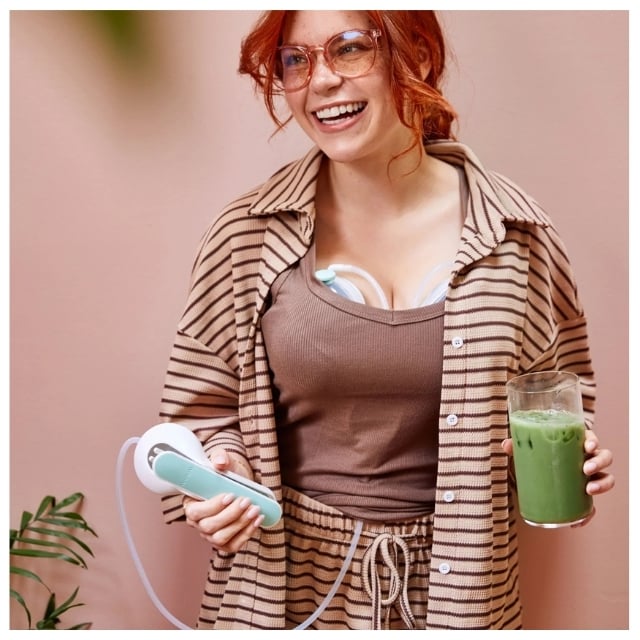 Elvie Wave Double manuell brystpumpe