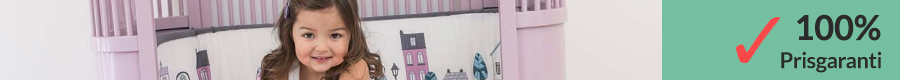 Prisgaranti på alt til barnerommet, babyseng, barneseng, sebra kili !