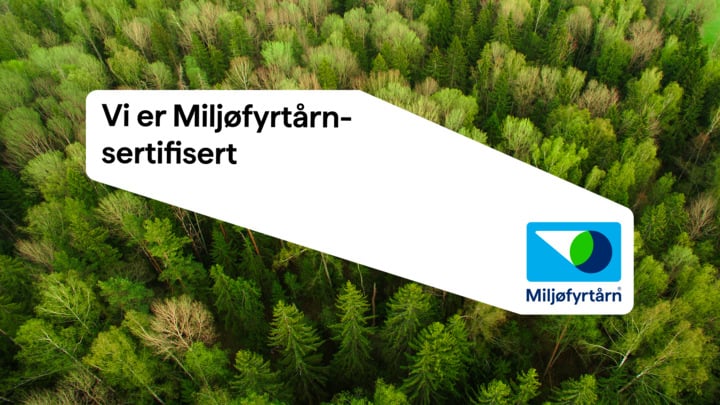 Mimmis er Miljøfyrtårn-sertifisert