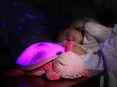 Bilde av CloudB Nattlampe Barn, Stjernehimmel, Rosa Marihøne
