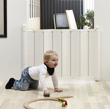 Bilde av BabyDan Guard Me Trappegrind (55-89cm), Hvit