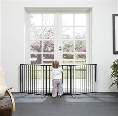 Bilde av BabyDan Flex L, Sort Sikkerhetsgrind