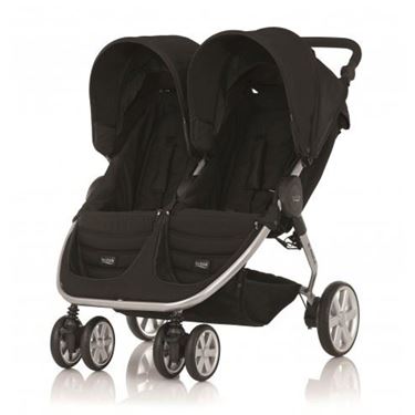 Bilde av Britax B-Agile Double Søskenvogn, Cosmos Black
