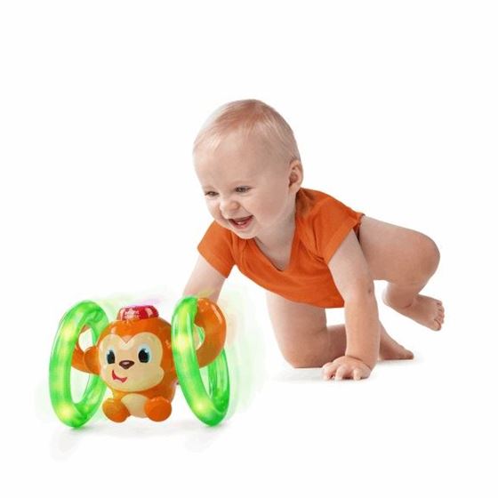 Bilde av Bright Starts Babyleke - Roll and Glow Monkey