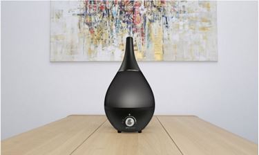 Bilde av Air&me Gota, Ultrasonisk luftfukter med HygroSmart, Sort