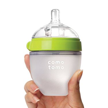 Bilde av Comotomo Natural Feel Tåteflaske, 150ml Grønn