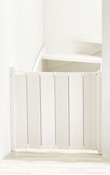 Bilde av BabyDan Guard Me Trappegrind (55-89cm), Hvit DEMO (Emballasje, Testet)