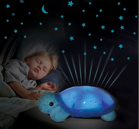 Bilde av CloudB Nattlampe Barn, Stjernehimmel, Blå Skilpadde