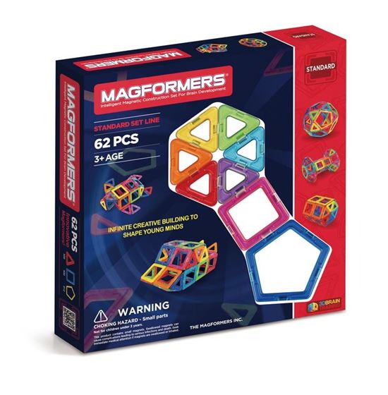 Bilde av Magformers Basis sett, 62 deler