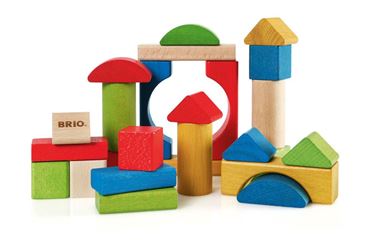 Bilde av BRIO Byggeklosser 25 farg tre