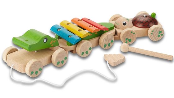 Bilde av UTGÅTT! EverEarth Treleke, Musikk Krokodille