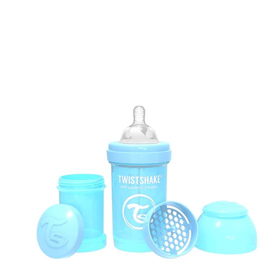 Bilde av Twistshake Tåteflaske, Anti-Colic 180ml, Pastel Blå