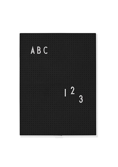 Bilde av Design Letters Oppslagstavle Sort A4