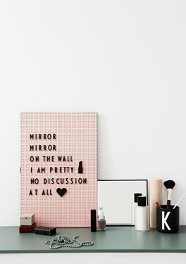Bilde av Design Letters Bokstaver og Tall til Oppslagstavle, Sort