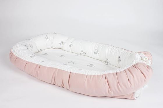 Bilde av Napnest Babynest, Rosa med kaniner