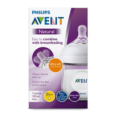 Bilde av Philips Avent Tåteflaske Natural, 125ml