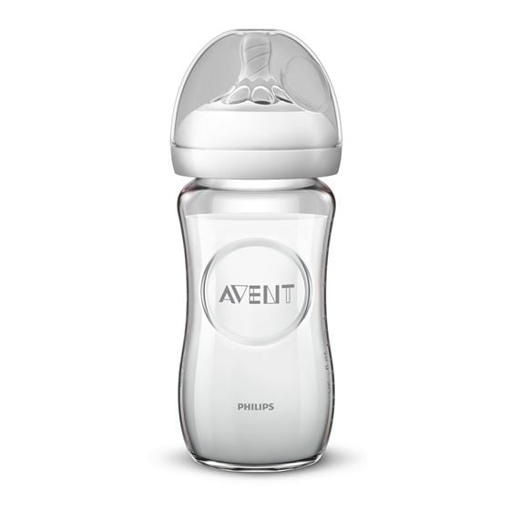 Bilde av Philips Avent Tåteflaske Glassflaske, 240ml