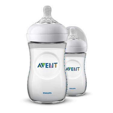 Bilde av Philips Avent Tåteflaske Natural, 260ml, 2pk