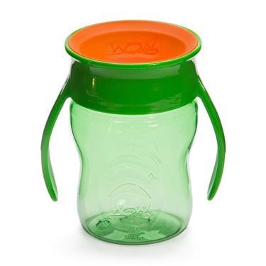Bilde av WOW Cup Baby Babykopp Grønn - 360° Tutekopp 207ml