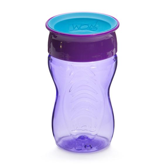 Bilde av UTGÅTT! WOW Cup Kids Drikkekopp Lilla - Lekkasjefri Barnekopp 296ml