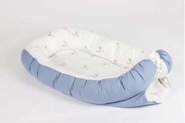 Bilde av Napnest Babynest, Blå med kaniner