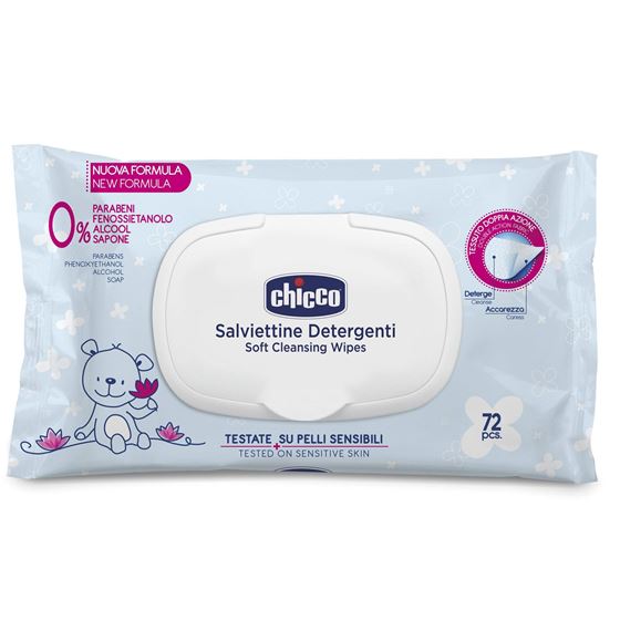 Bilde av Chicco Wipes, Våtservietter 72stk