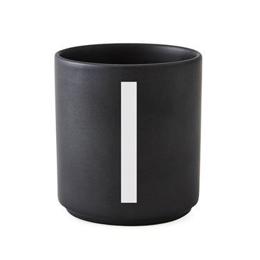 Bilde av Design Letters Porselenskopp, Sort, I