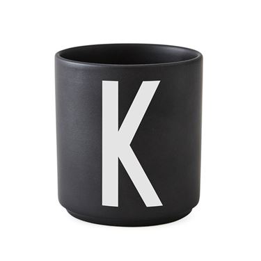 Bilde av Design Letters Porselenskopp, Sort, K