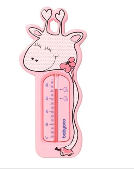 Bilde av Babyono Badetermometer, Giraffe, Rosa