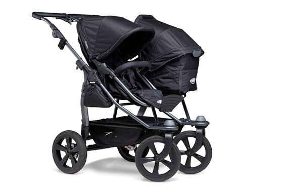 Bilde av TFK Duo Kombi Eco Søskenvogn, Sort