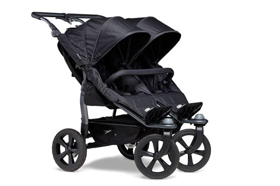 Bilde av UTGÅTT! TFK Duo Sport Eco Søskenvogn, Sort