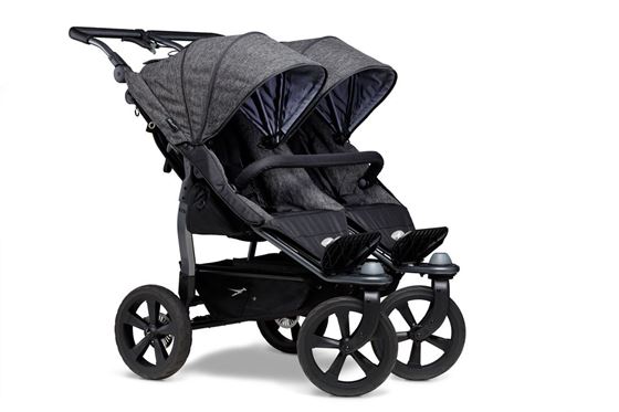 Bilde av UTGÅTT! TFK Duo Sport Eco Søskenvogn, Premium Anthracite