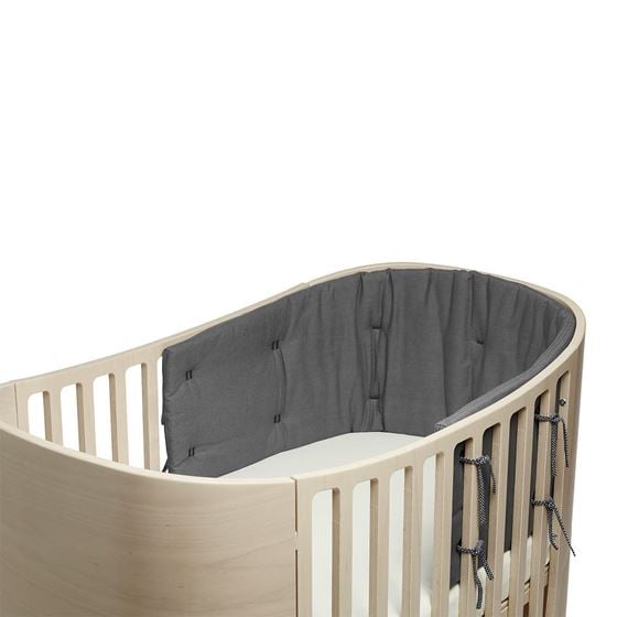 Bilde av Leander Sengekant babyseng, Økologisk, Cool Grey