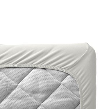 Bilde av Leander Laken til Babyseng 60x120cm, Stretch, 2pk Hvit