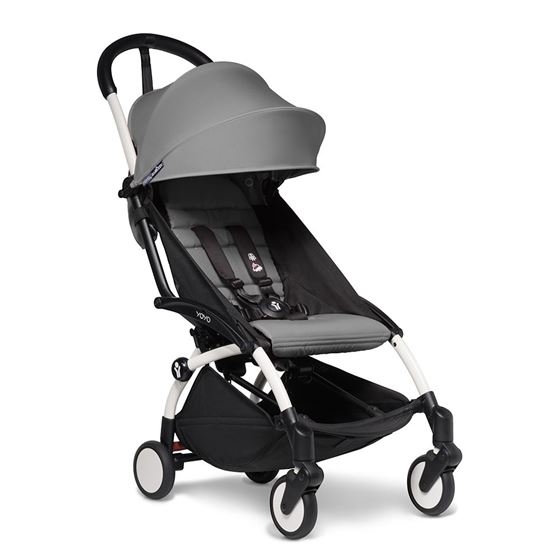 Bilde av UTGÅTT! BABYZEN YOYO2 6+ Barnevogn, Hvit/Grå