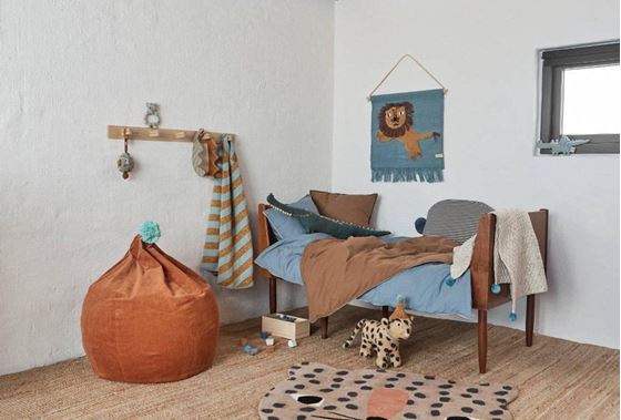 Bilde av UTGÅTT! OYOY Beanbag, Caramel, Sittesekk barn