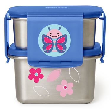 Bilde av Skip Hop Zoo Matboks i Rustfritt stål, Butterfly