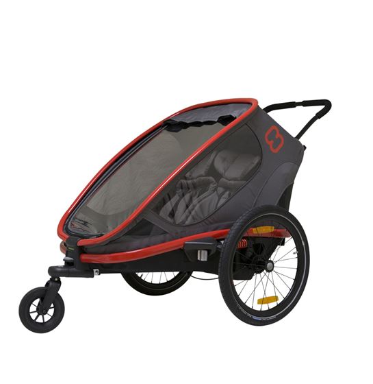 Bilde av Hamax Outback Sykkelvogn, Red Charcoal