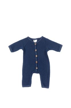 Bilde av Smallstuff Jumpsuit Barn - Ull - Navy