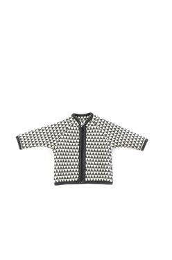 Bilde av Smallstuff Ullgenser Barn - Cardigan - Grå/Offwhite