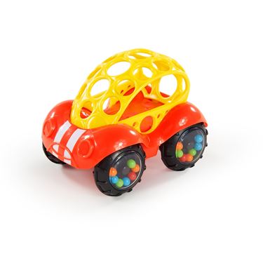 Bilde av Oball Rattle & Roll Buggy, Rød/Gul