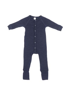Bilde av Smallstuff Pysjamas Merinoull, Navy, Prematur Str 44