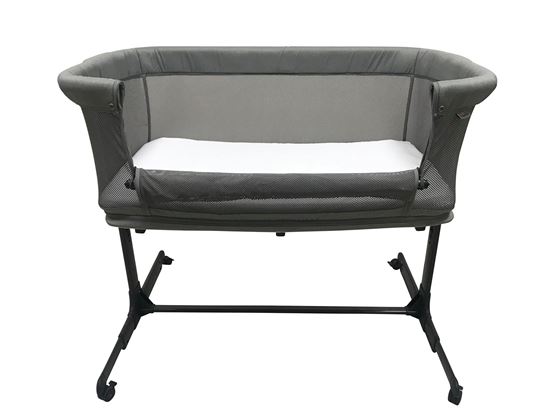 Bilde av UTGÅTT! BabyDan Multicrib, Grå Bedside crib