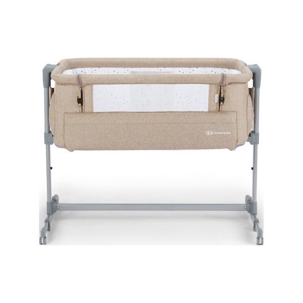 Mimmis.no UTGÅTT! Kinderkraft Bedside Crib, Neste UP, Beige