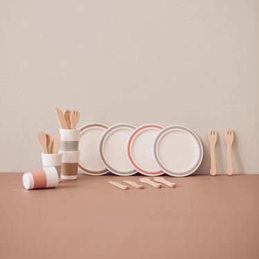 Bilde av Kids Concept Matservice, Sett 4 stk, Bistro Treleke