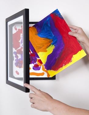 Bilde av My Little DaVinci Ramme til Tegninger, A4 Sort