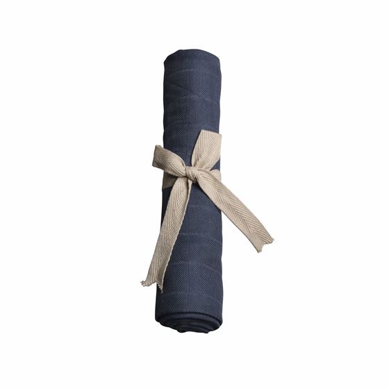 Bilde av Filibabba Muslin Økologisk - Dark blue
