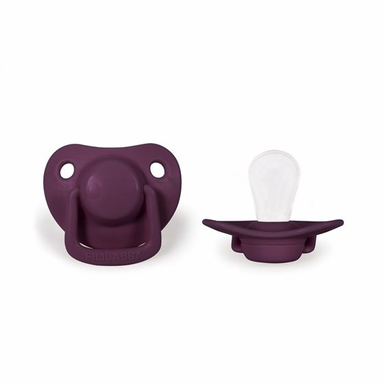 Bilde av Filibabba Smokker 2pk - Plum 0-6mnd