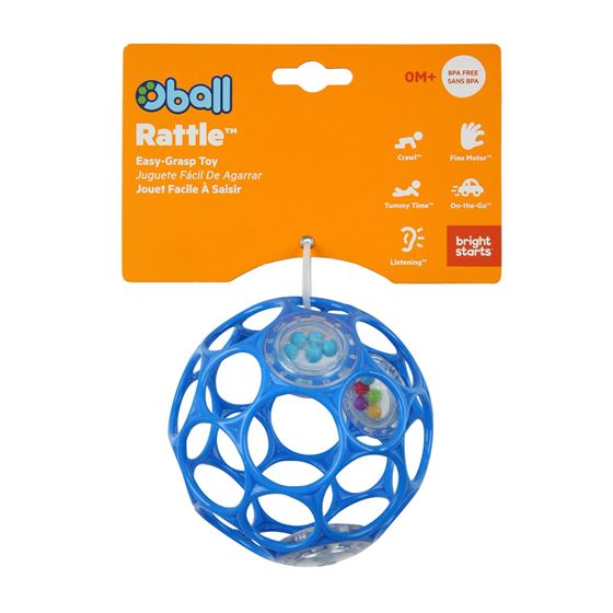 Bilde av Oball Rattle, Blå