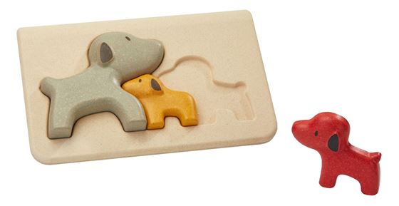 Bilde av Plan Toys Hund puslespill